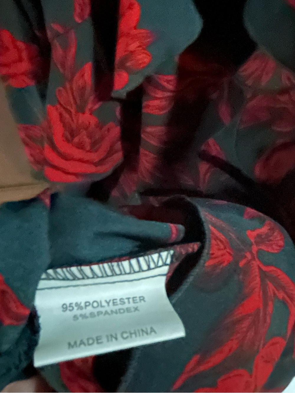 Black & Red Floral Women's Blazer - Brand Unknown